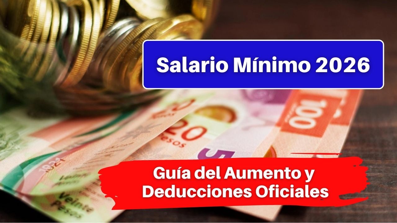 Salario Mínimo 2026: Guía del Aumento y Deducciones Oficiales